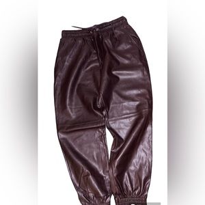 Brown leather pants TRUTH by republic, size small, excellent condition